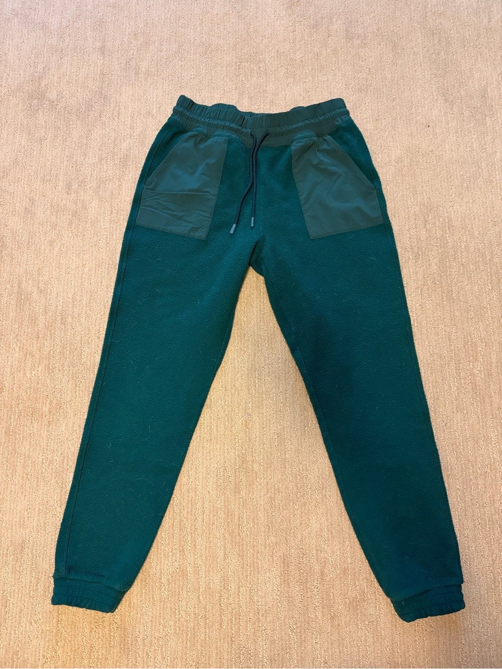 Women’s Dark Teal/Green Fleece Jogger Pants - Casual Comfort